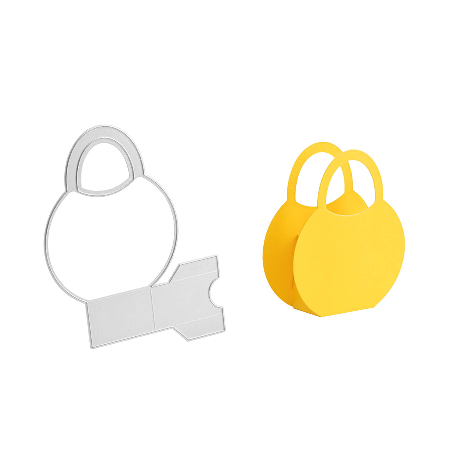 Größenangabe für Stanzschablone Bastelset Handtasche