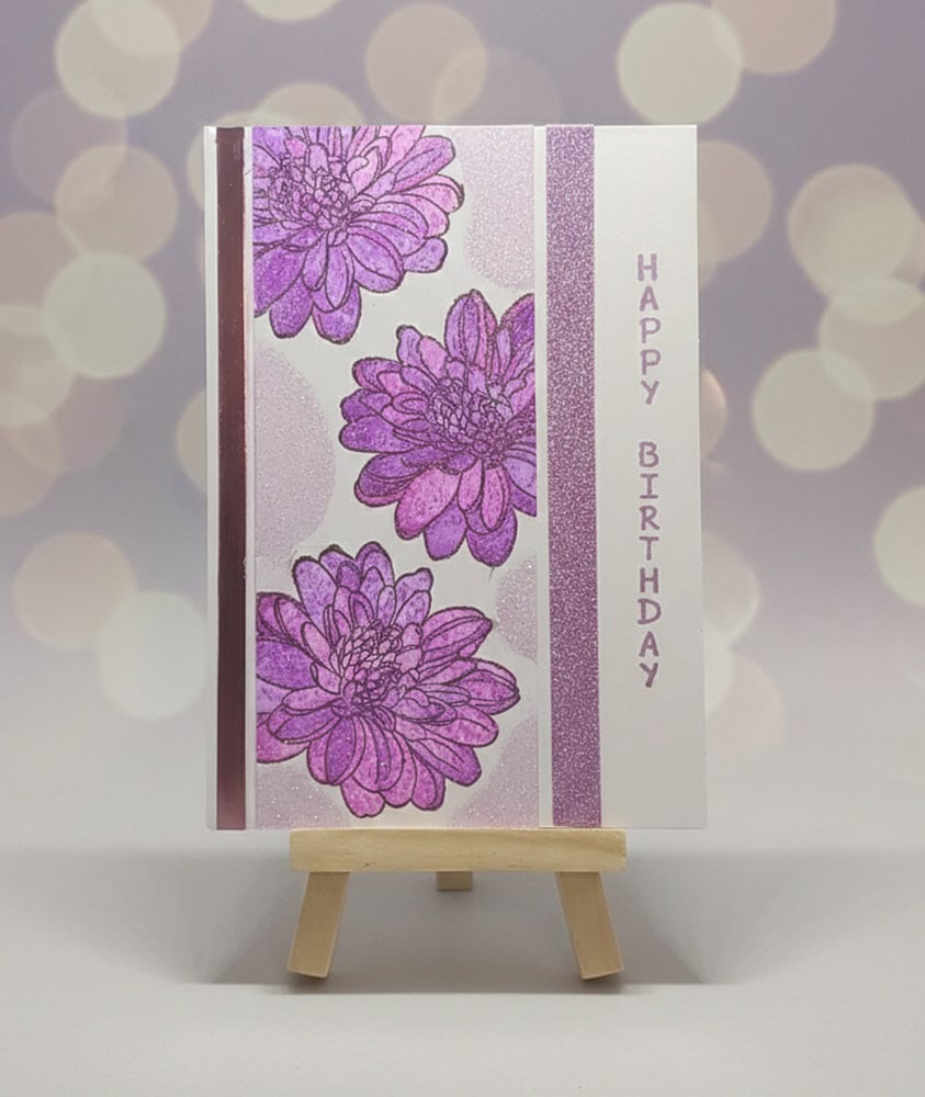 Größenangabe für Clear Stamp und Stanzen Set – Blumenpracht