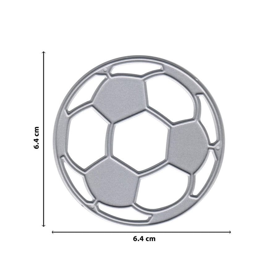 Größenangabe für Stanzschablone Fußball