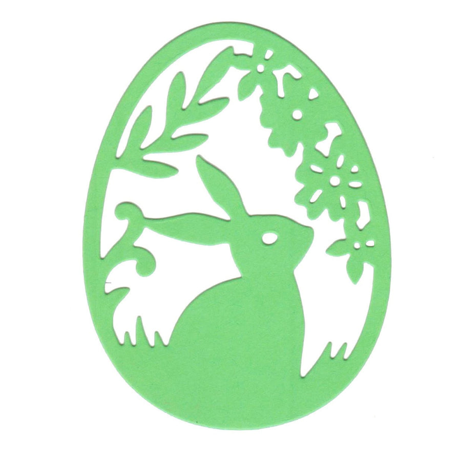 Stanzschablone Osterhase im Ei