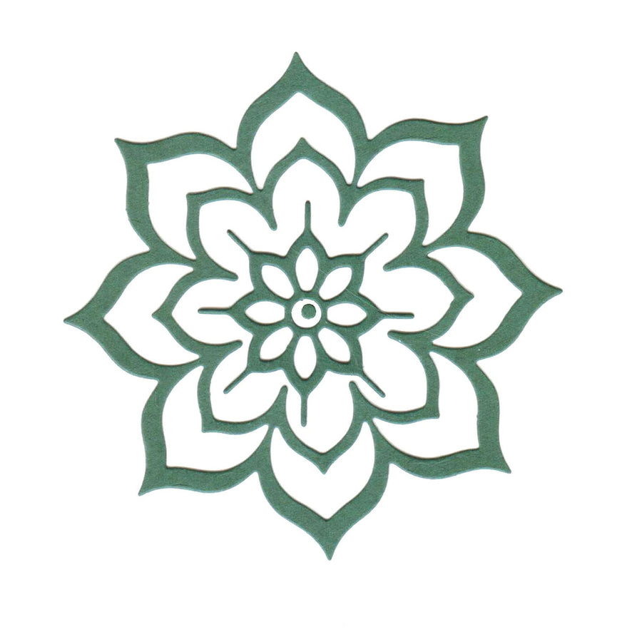 Stanzschablone Mandala Blüte