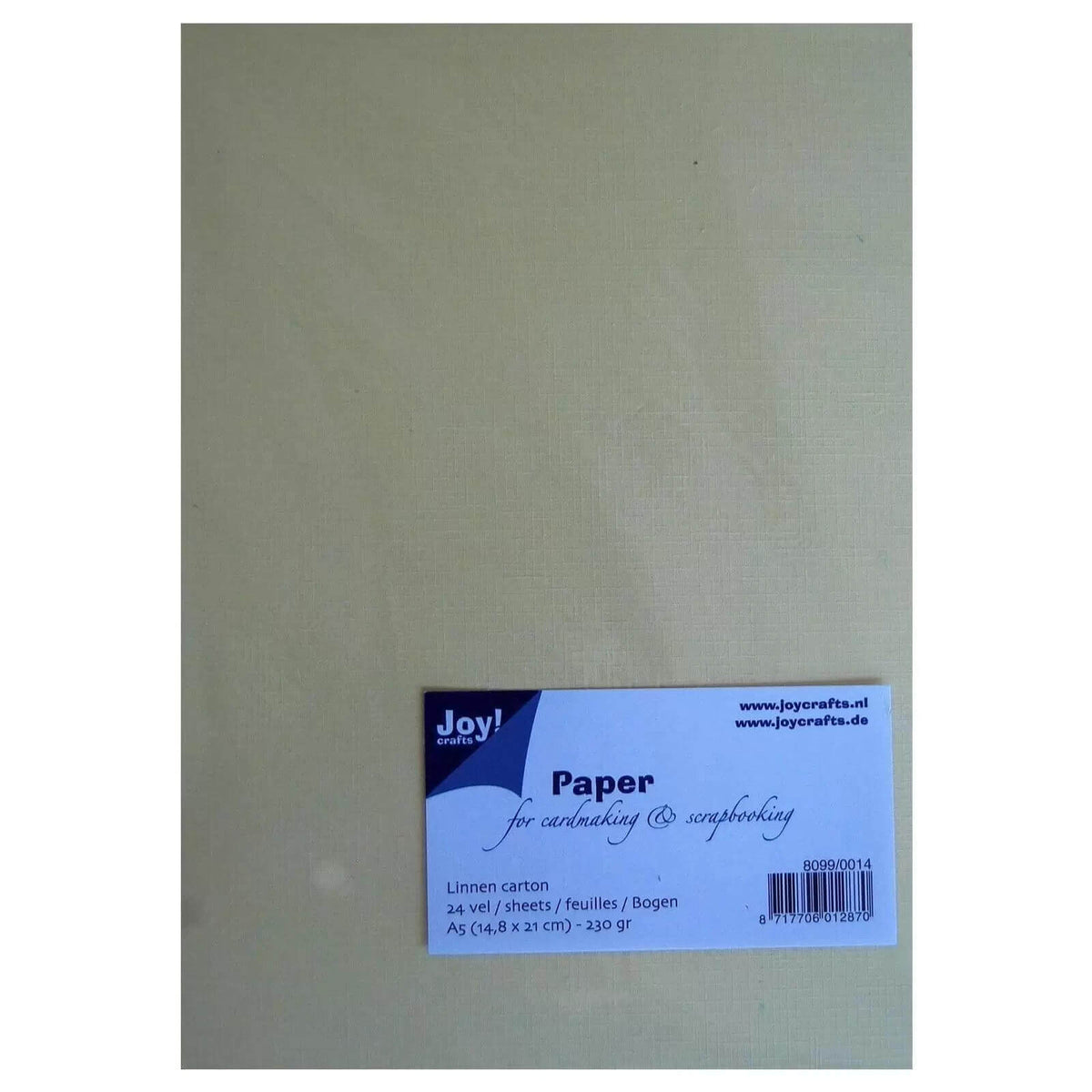 Joy!Crafts Karton A5 24 Seiten Hellgelb