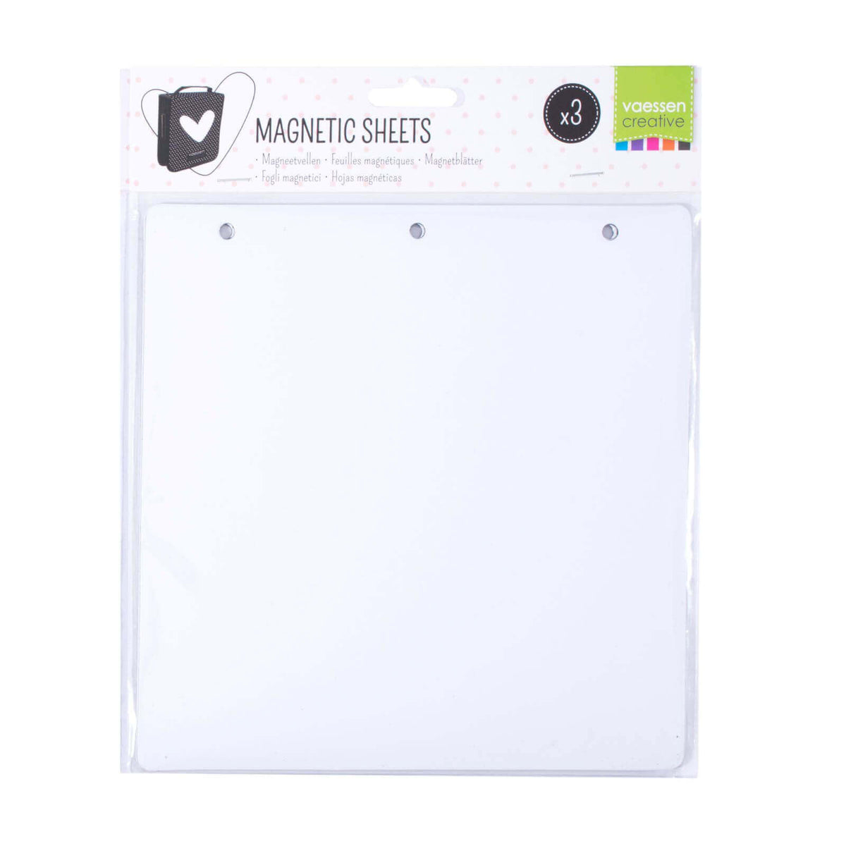 Vaessen Creative Magnetblätter für Aufbewahrungsmappe für Stanzschablo –