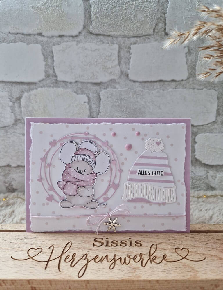 Inspiration Stanzschablone Herzkranz