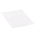 Die Vaessen Creative - Cut Easy Grundplatte (B) 2St. enthält zwei transparente Blätter mit je einem kleinen gedruckten Symbol in der oberen Ecke auf weißem Hintergrund - ideal für Ihre Stanz- und Prägemaschine oder Vaessen Creative Cut Easy A5.