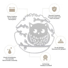 Die Stanzschablone "Eule auf einem Ast" von Stanzenshop.de überzeugt durch Präzision, Haltbarkeit, Kompatibilität, Schärfe und hochwertiges Metall - ideal für detailreiches Basteln.