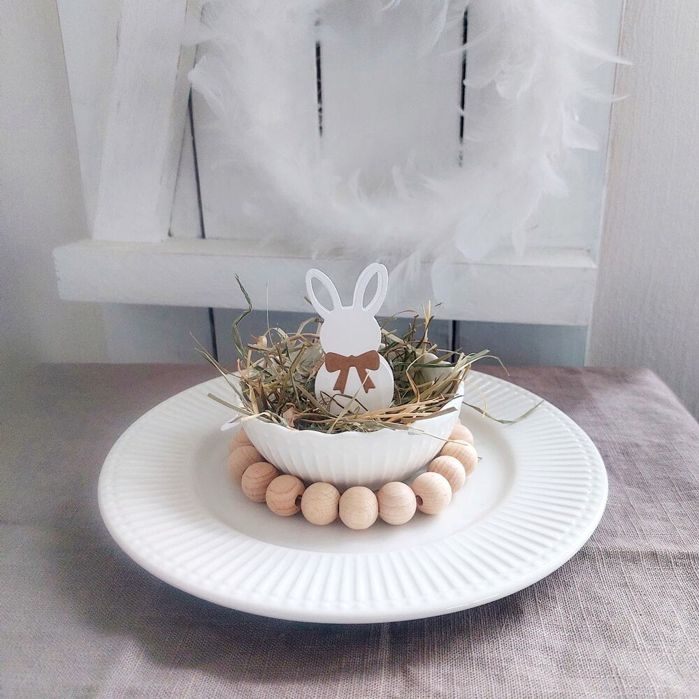 Inspiration Stanzschablone Aufsteller Osterhase
