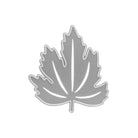 Die Stanzenshop.de Stanzschablone: Ahornblatt ist eine metallische Ahornblattstanze mit scharfkantigen Lappen, ideal zum Basteln oder Scrapbooking, abgebildet auf einem schlichten weißen Hintergrund.