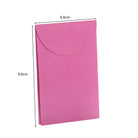 Eine rosa Stanzschablone Umschlag von Stanzenshop.de, 9,0 cm hoch und 6,0 cm breit, abgebildet auf weißem Hintergrund - ideal für Stanzen Basteln und voll kompatibel mit Stanzmaschinen.