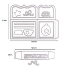 Die Stanzschablone Pop up Karte von Stanzenshop.de enthält Stanzformen aus Metall in Form von Sternen, einem Ballon und Schnitten - ideal für Ihre nächste Pop up Karte. Größen: 11,1 x 15,6 cm und 2,8 x 12,3 cm (siehe Abbildung).
