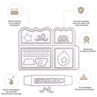 Das Stanzschablonen Pop up Karten Set von Stanzenshop.de bietet vielseitige Formen und Etiketten für präzise, langlebige Bastelergebnisse - perfekt für Ihre nächste Pop-up Karte.