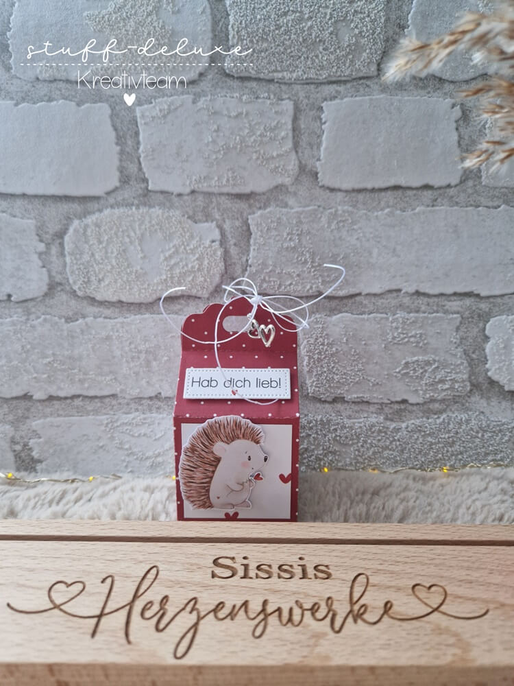 Inspiration Stanzschablone Süße Schachtel
