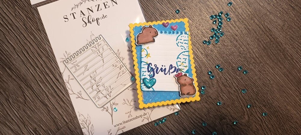 Inspiration Stanzschablone Notizblock