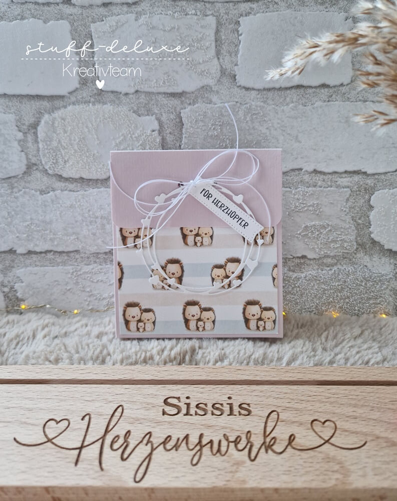 Inspiration Stanzschablone Herzkranz
