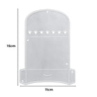 Die Stanzenshop.de Stanzschablone: Umschlag mit Baum ist eine flache, metallische Stanzschablone (15x11 cm) mit abgerundeter Spitze und Baumausschnitten - ideal für kreative Briefumschläge oder Geschenkkartenverpackungen.