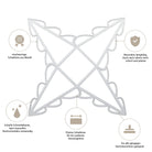 Die Stanzschablone: Tannenbaumschachtel von Stanzenshop.de besticht durch ihr symmetrisches, dekoratives Design sowie Qualität, Langlebigkeit, Schärfe und Präzision-ideal für kreative Weihnachts- und Geschenkverpackungen.