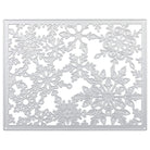 Die Stanzenschablone: Schneekristalrahmen von Stanzenshop.de ist eine rechteckige Metallstanze mit detaillierten Schneeflockenmustern, ideal zum Stanzen oder Prägen beim Basteln, Scrapbooking und Winterzauber Basteln.