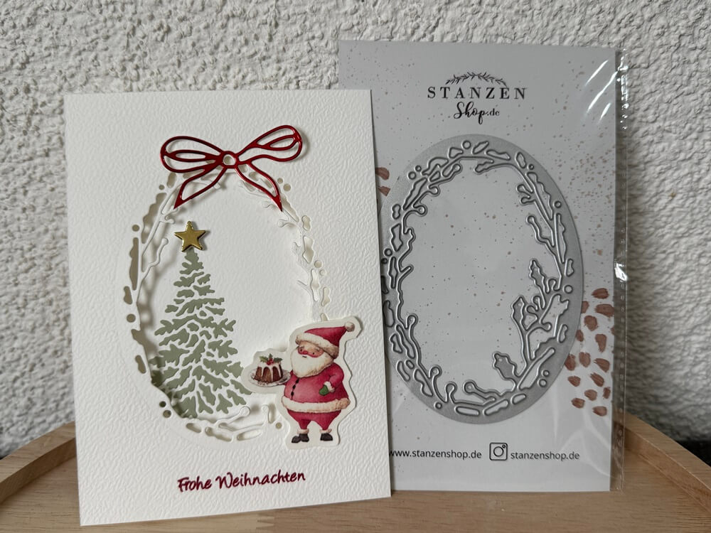 Inspiration Stanzschablone: Kreis mit Ranken