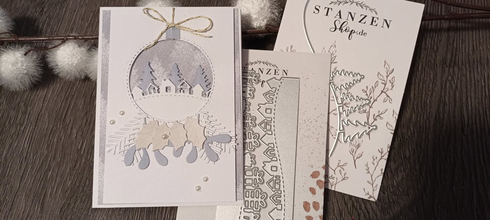 Inspiration Stanzschablone: Geschenke/Häuserwelle