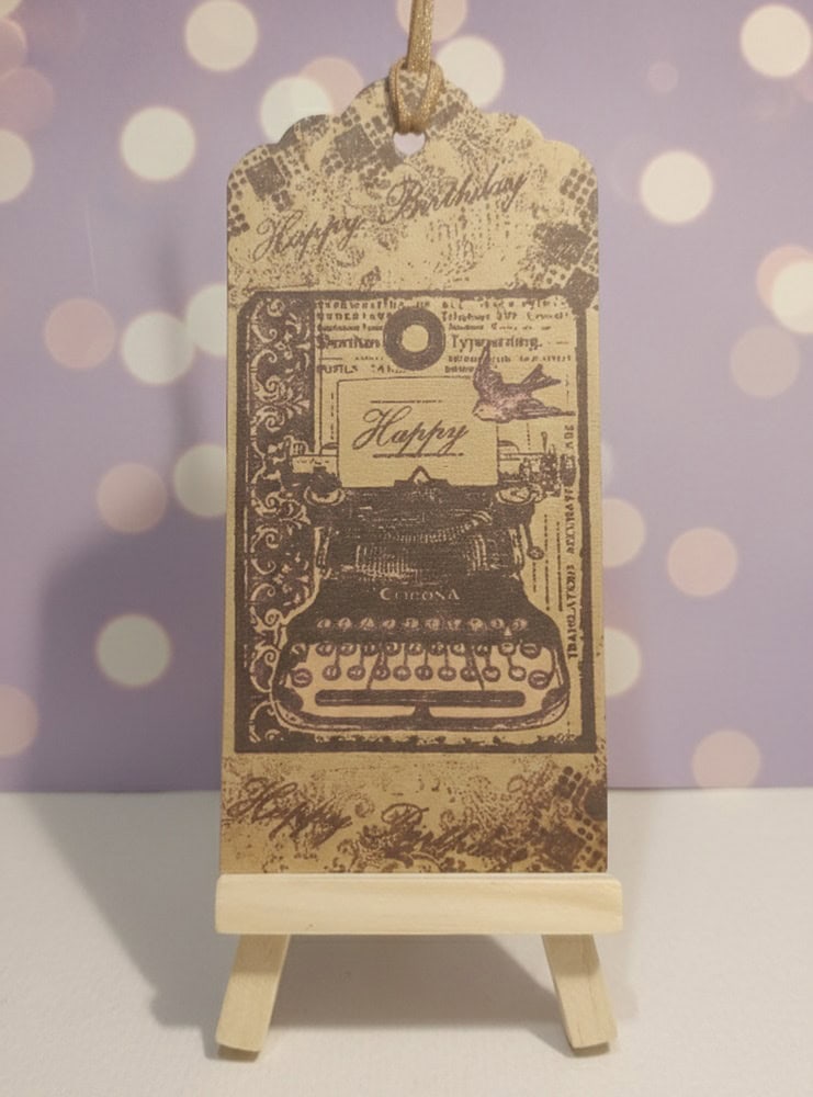 Inspiration Clear Stamp – Vintage Mix mit Schreibmaschine