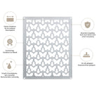 Die Stanzschablone: Kleine Schmetterlinge von Stanzenshop.de aus Metall überzeugt durch Präzision, Langlebigkeit und vielseitigen Einsatz für Bastelprojekte wie Scrapbooking sowie kompatible Stanzmaschinen.