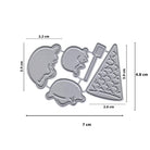 Die "Stanzschablone Eistüte mit Eiskugeln" von Stanzenshop.de enthält eine Metalldie mit Eistüte, mehreren Kugeln und passenden Größen in cm-ideal für kreative Bastelideen oder besondere Geschenkideen.
