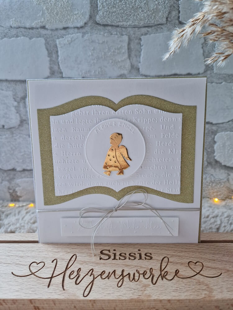 Inspiration Stanzschablone Buchseiten