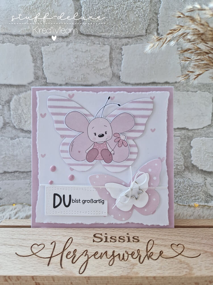 Inspiration Stanzschablone Schmetterlinge im Set