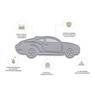 Die Stanzschablone Sportwagen von Stanzenshop.de ist eine Metallstanzform mit deutschem Text, der die Präzision, Haltbarkeit und Kompatibilität betont - ideal für kreative Autofans am Basteltisch.