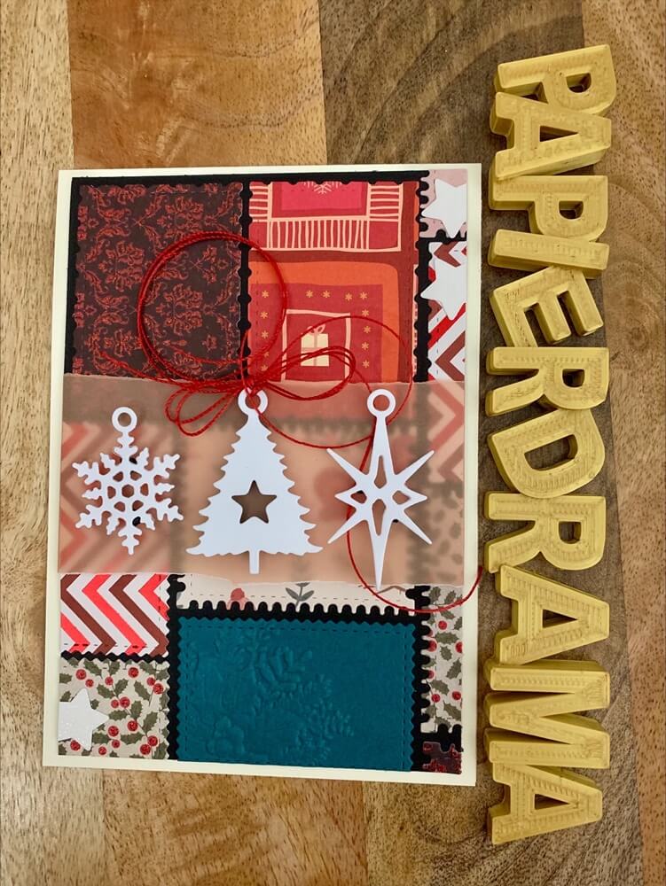 Inspiration Stanzschablone Weihnachtsanhänger Mix