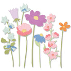 Mit den Sizzix 666244 Thinlits In the Meadow von Alexis Trimble können Sie leuchtende Blumensträuße aus Papier ausschneiden - perfekt für Scrapbooking und einzigartige Arrangements. Marke: Sizzix.