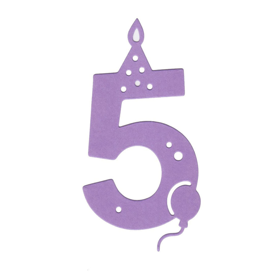 Stanzschablone Große Geburtstag Zahl 5