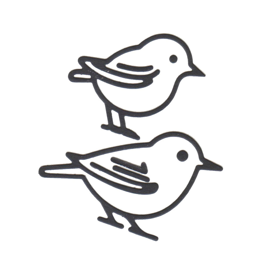 Stanzschablone Vögel Set 2-teilig