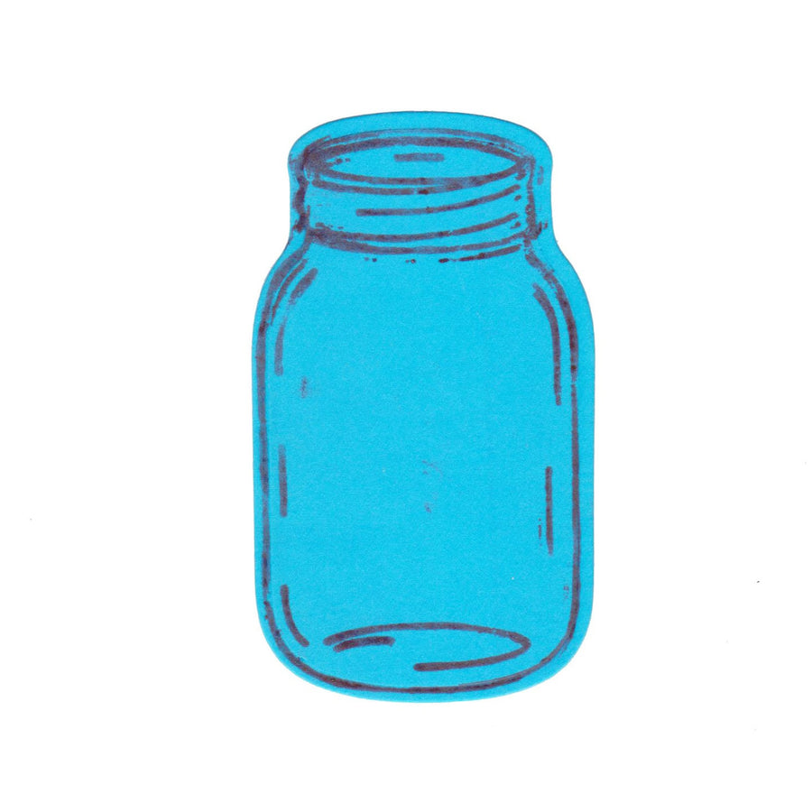 Stanzschablone und Stempel Set Vorratsglas