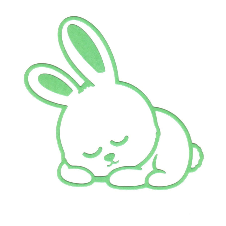 Stanzschablone schlafender Hase