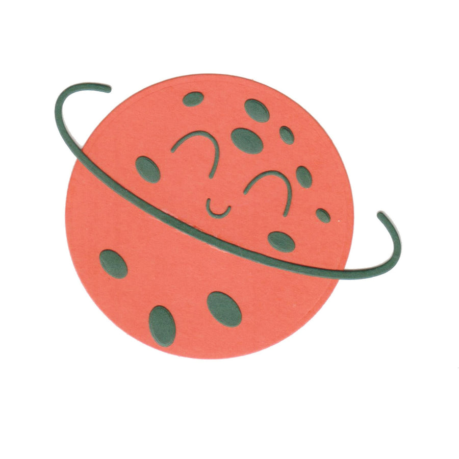 Stanzschablone Planet mit Ring