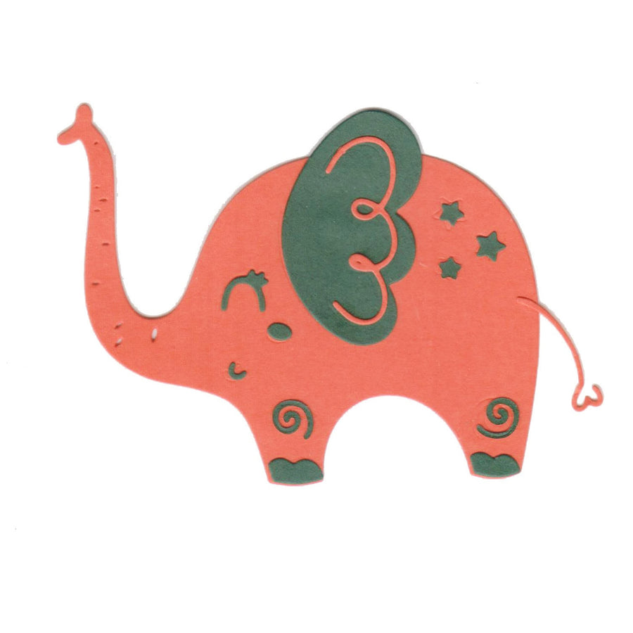 Stanzschablone Boho Elefant 11-teilig