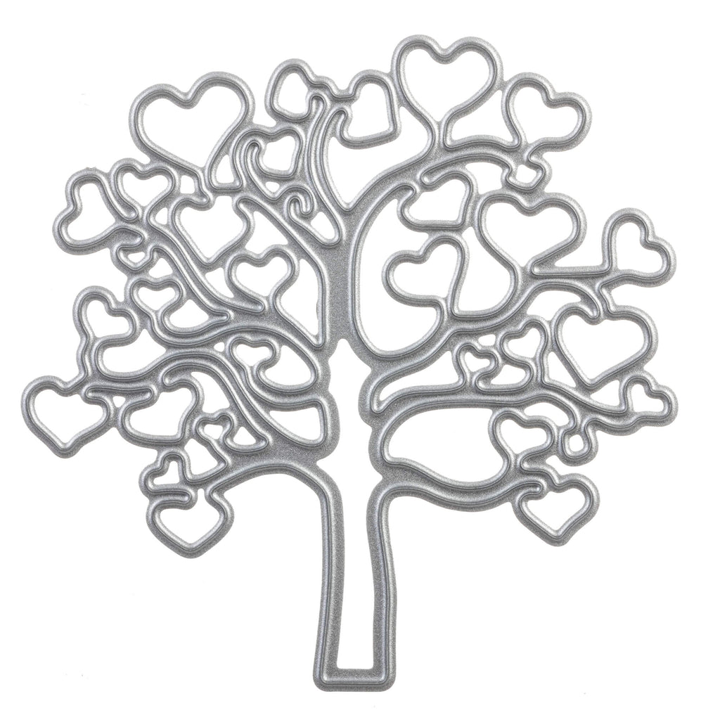 Ein Stanzenshop.de-Baum mit Herzen in Baumform.