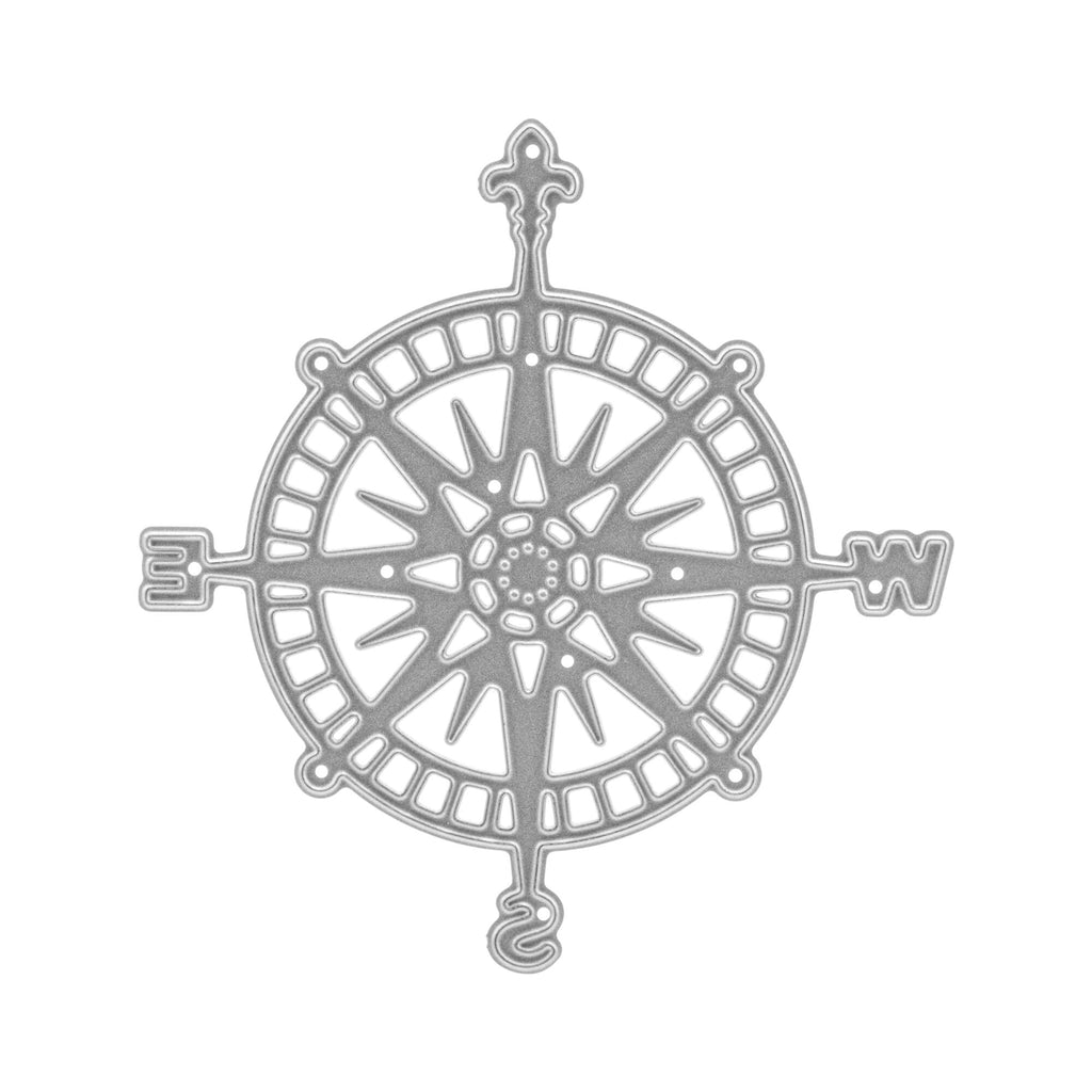Ein Bild der Stanzschablone Kompass von Stanzenshop.de passend für gängige Stanzmaschinen.
