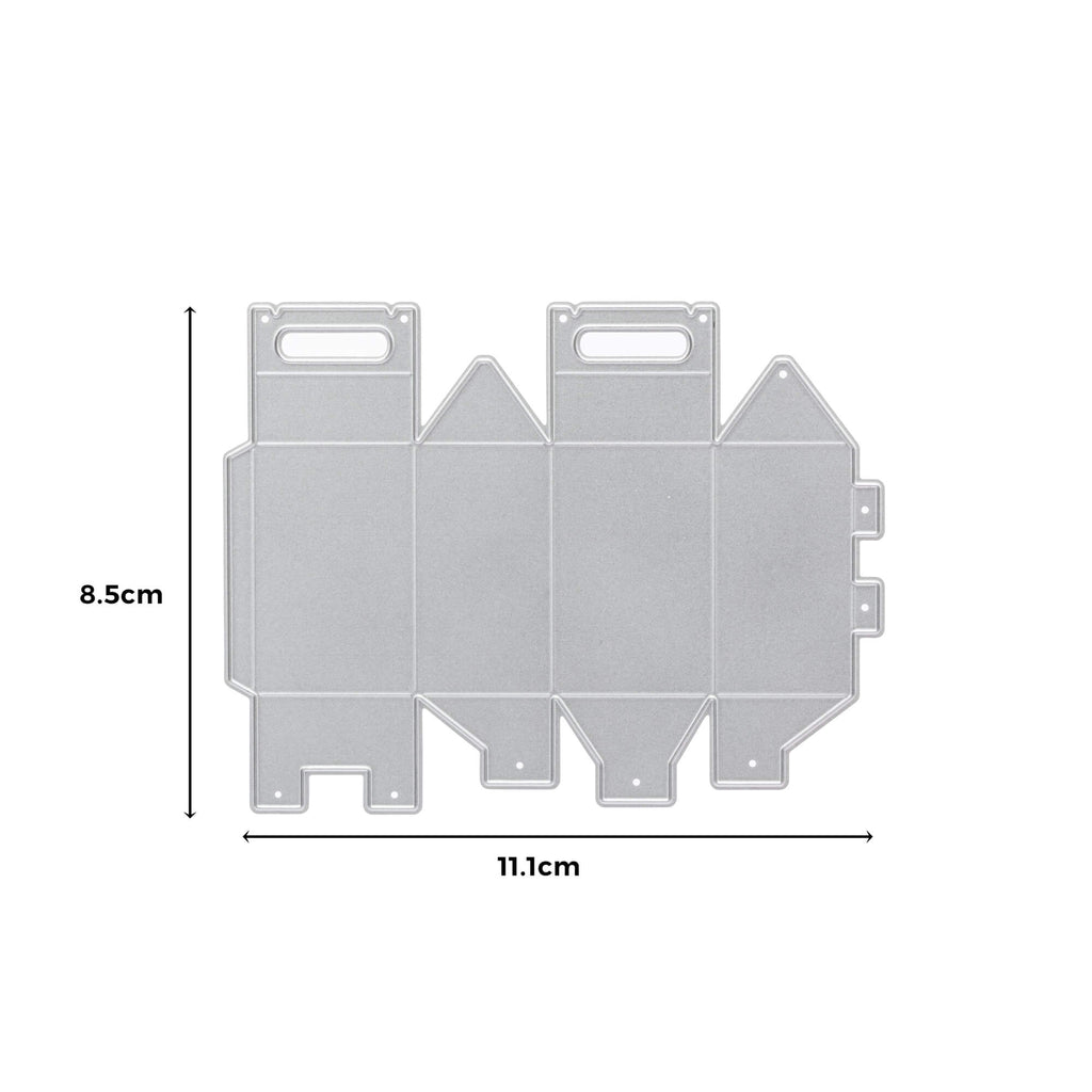 Ein Maßsatz für einen Kartonsatz, speziell für Stanzschablone Mini Milchkarton von Stanzenshop.de.