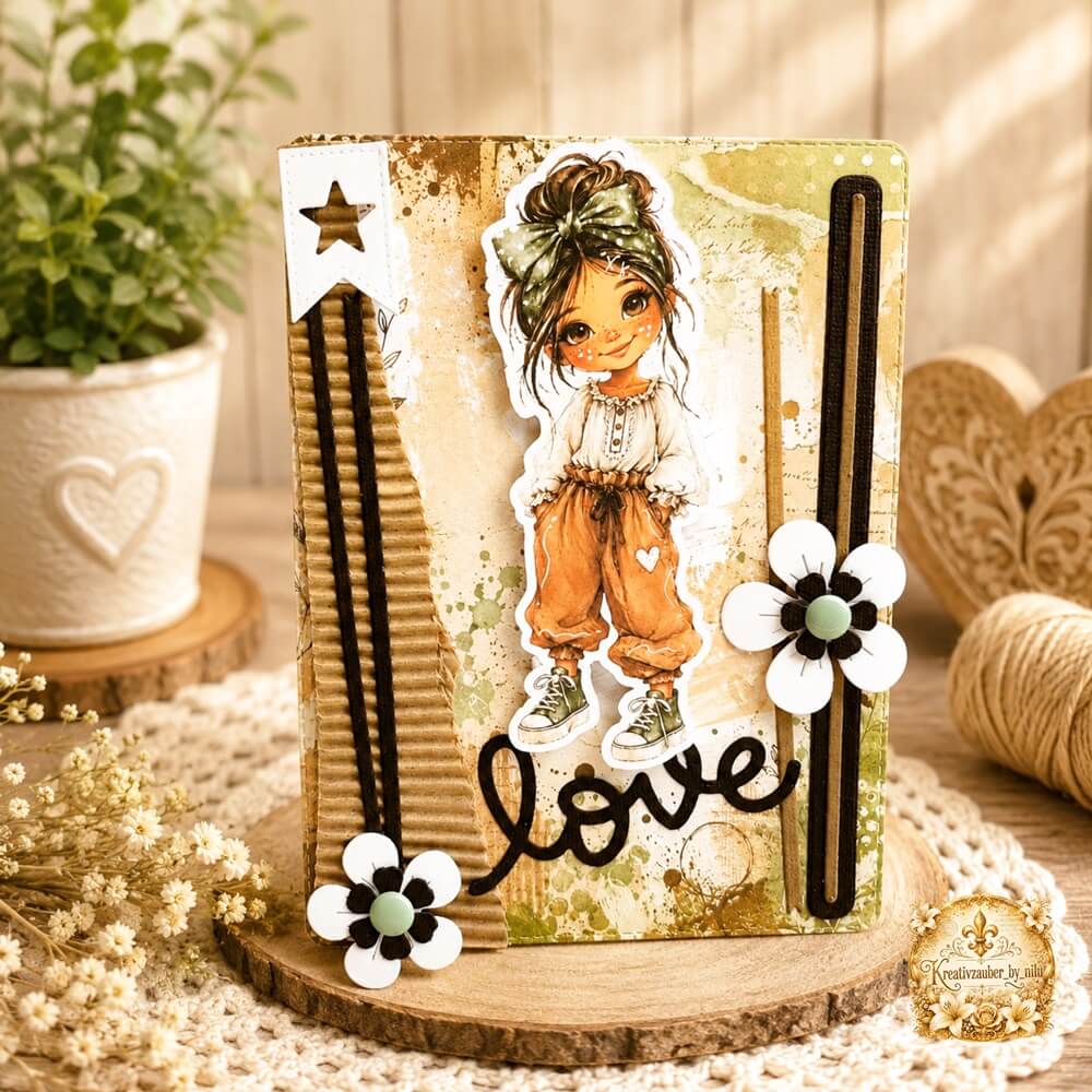 Inspiration Stanzschablone: Blümchen