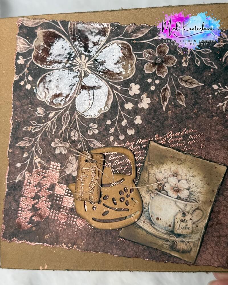 Inspiration Stanzschablone Vintage Teekannen