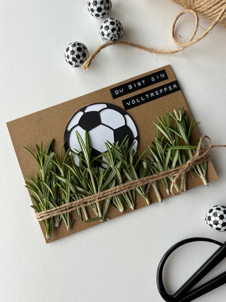 Inspiration Stanzschablone Fußball