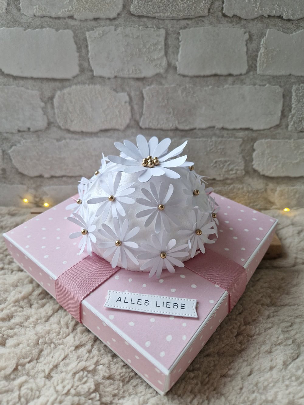 Inspiration Stanzschablone: Blumenblüte
