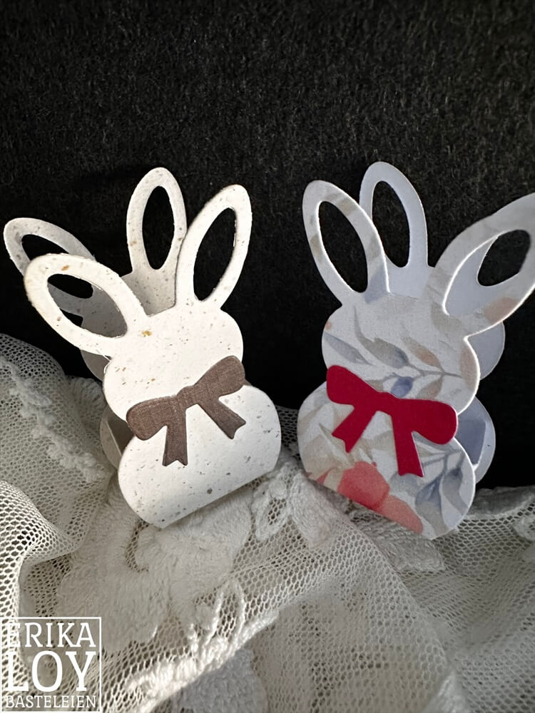 Inspiration Stanzschablone Aufsteller Osterhase