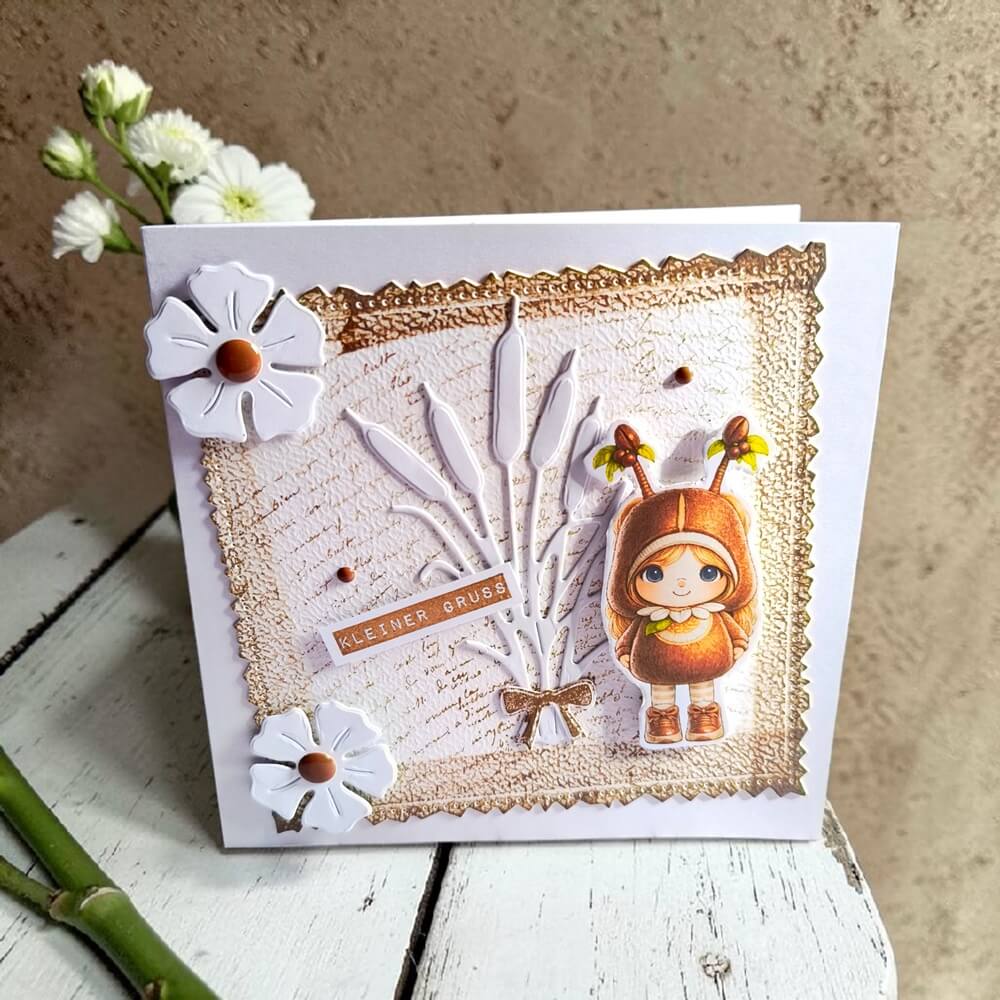 Inspiration Stanzschablone Natur Schilf