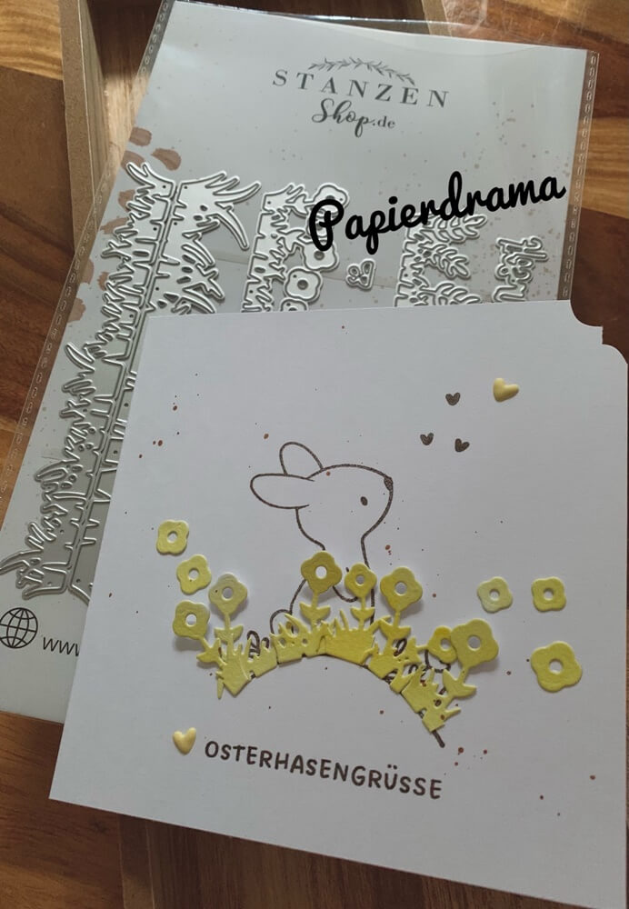 Inspiration Stanzschablone purer Frühling