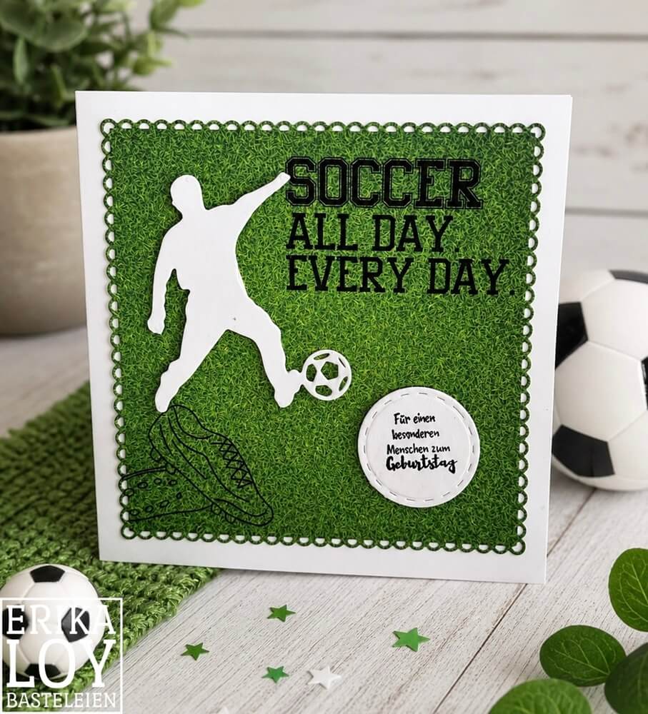 Inspiration Stanzschablone Fußballspieler