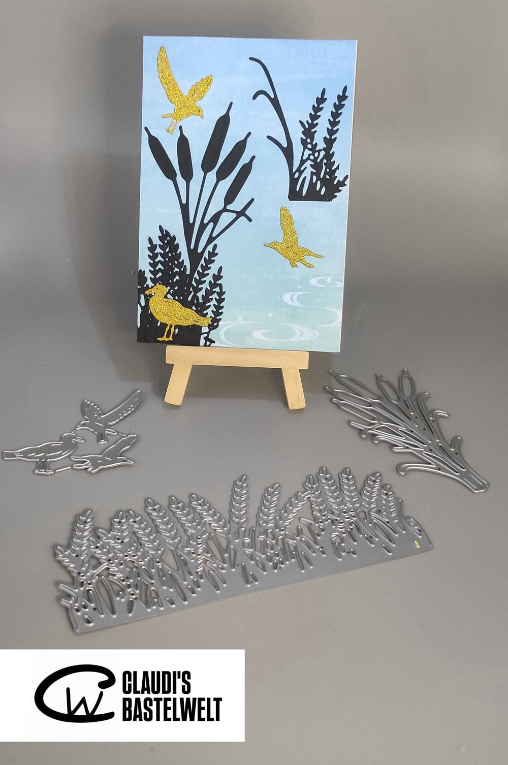 Inspiration Stanzschablone Wildgras
