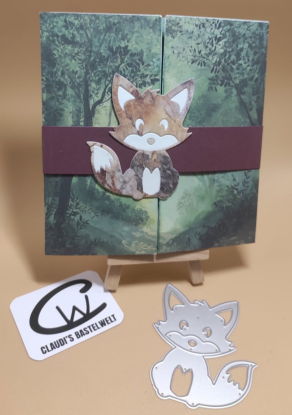 Inspiration Stanzschablone Süßer Fuchs